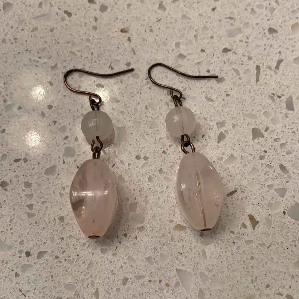 Pink earrings